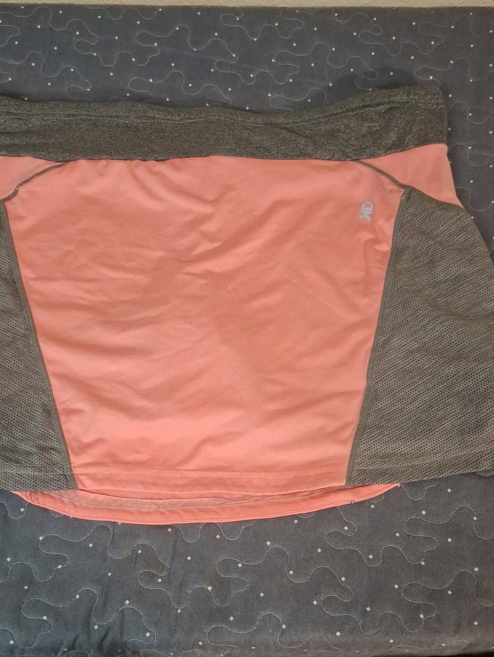 Little Donkey Andy Coral Pink and Heather Gray Athletic Skort Size XL